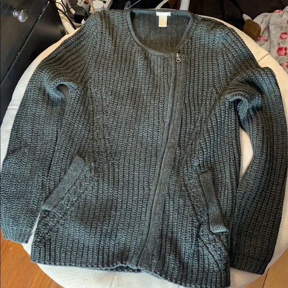 Forever 21 zip up cardigan - Picture 1 of 5